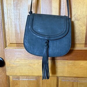 Black Tassel Fringe Shoulder Bag